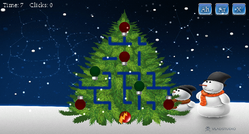 Xmas Tree Light — пора наряжать телефонную новогоднюю елку. Фото.
