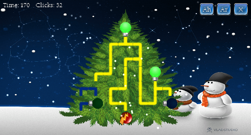 Xmas Tree Light — пора наряжать телефонную новогоднюю елку. Фото.