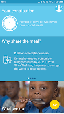 ShareTheMeal — самый простой способ заняться благотворительностью. Фото.