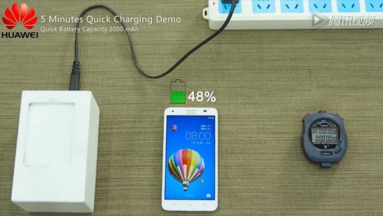 Новости Android, выпуск #43. Huawei показала аккумулятор, который заряжается до 50% всего за 5 минут. Фото.