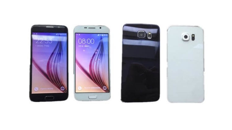 Популярные смартфоны и их китайские копии. Samsung Galaxy S6 и Landvo S6. Фото.