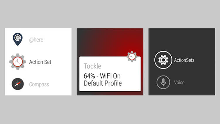 Пять полезных приложений для Android Wear. Tockle. Фото.