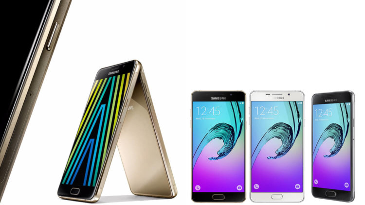 Samsung представила новое поколение Galaxy A3, A5, A7 (2016). Фото.