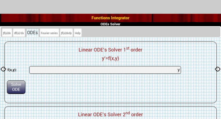 Простой калькулятор интегралов и дифференциальных уравнений. Фото.