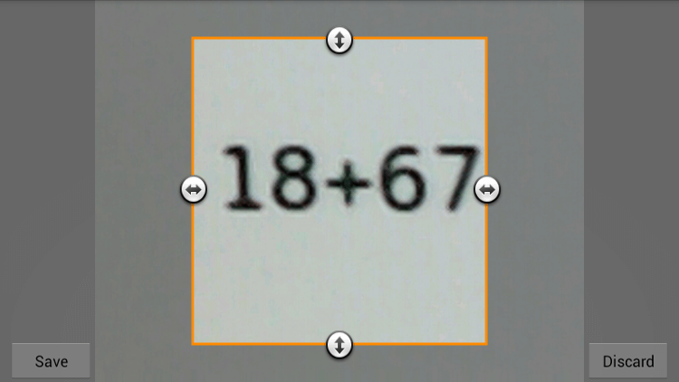 Калькулятор, фотографирующий пример и решающий его. Калькулятор, фотографирующий пример и решающий его. Фото.