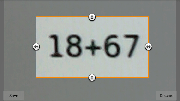 Калькулятор, фотографирующий пример и решающий его. Калькулятор, фотографирующий пример и решающий его. Фото.