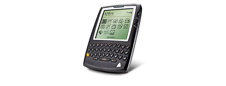 BlackBerry 5790 — телефон 1999 года с электронной почтой. BlackBerry 5790 — телефон 1999 года с электронной почтой. Фото.