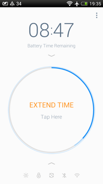 Battery Time Saver & Optimizer- самый ленивый способ увеличения времени работы аккумулятора. Фото.