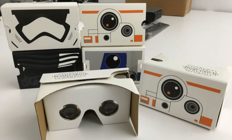 Google дарит Cardboard в раскраске героев Звездных войн. Фото.