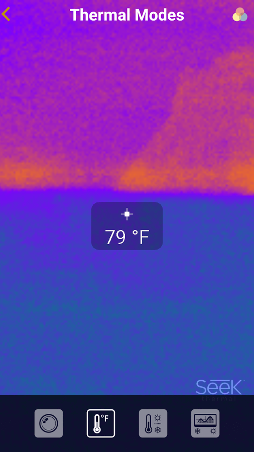 Как превратить смартфон или планшет в тепловизор? Фото.