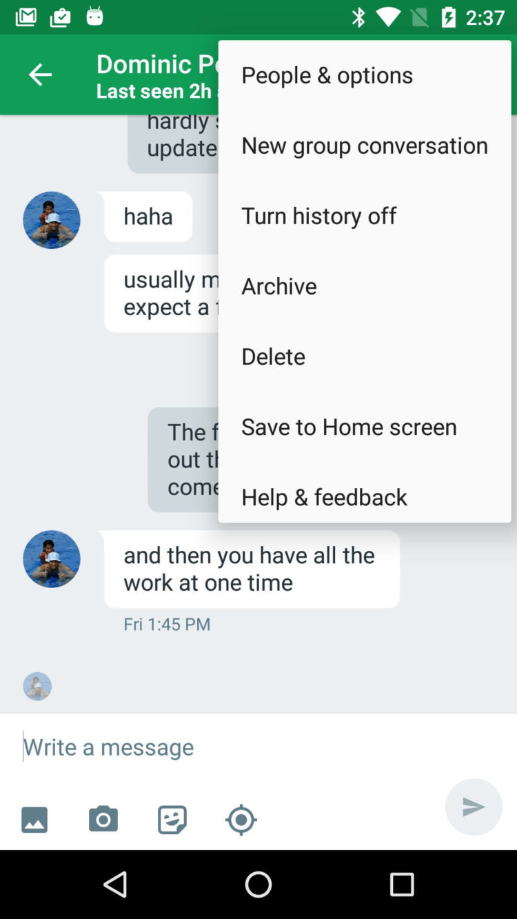 Чем порадует обновлённый Hangouts? Фото.