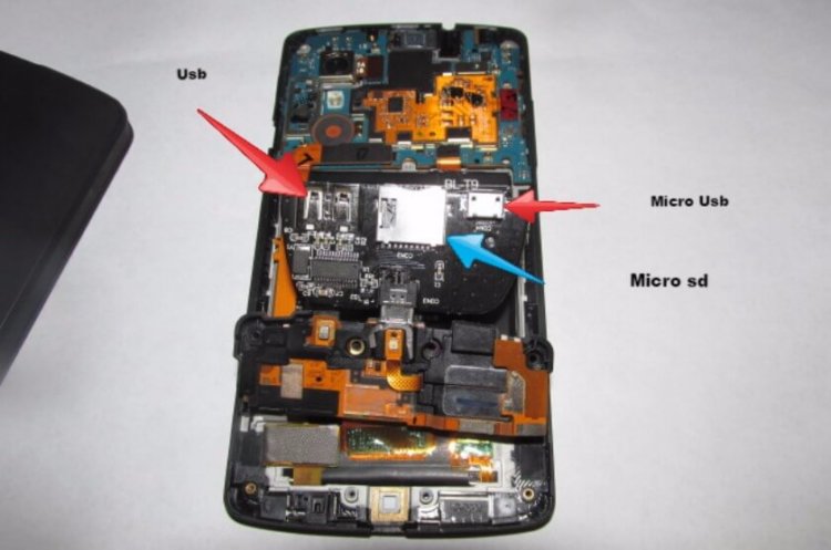 microSD в Nexus — это возможно. Фото.