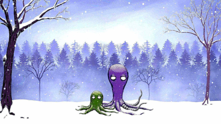 Осьминог, который учит аккуратности. Осьминог, который учит аккуратности. Фото.