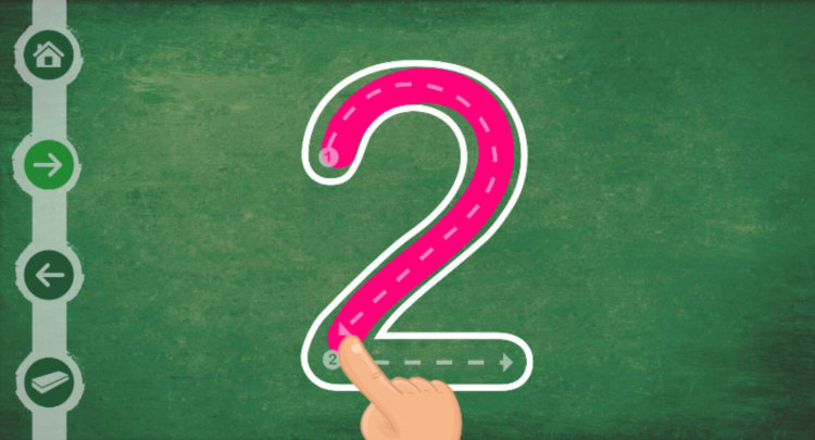 Как Android помогает научить ребенка писать цифры? Как Android помогает научить ребенка писать цифры? Фото.