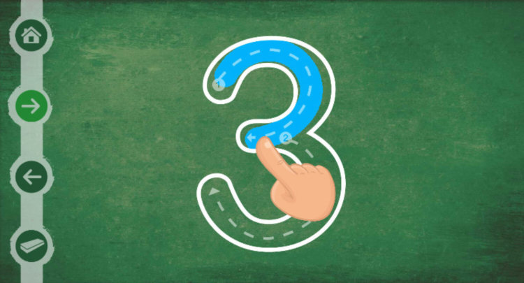 Как Android помогает научить ребенка писать цифры? Как Android помогает научить ребенка писать цифры? Фото.