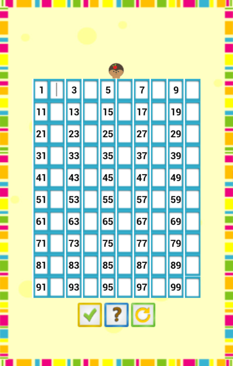 Научить малыша считать до ста — задача для Android проста. Фото.