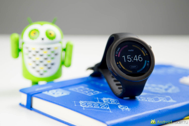 Moto 360 Sport: спортивный мотор. Фото.