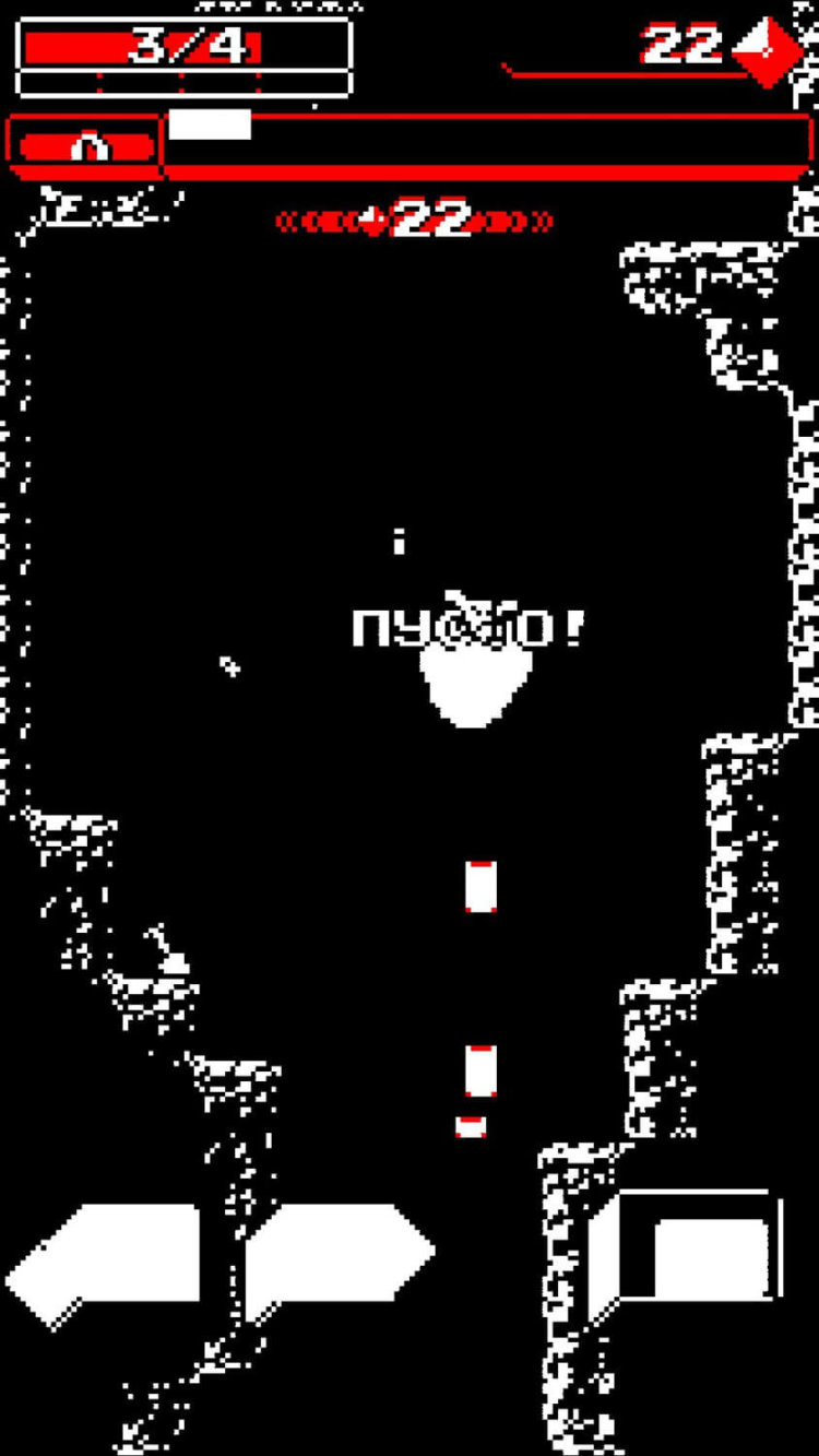 Downwell — стильное падение. Фото.