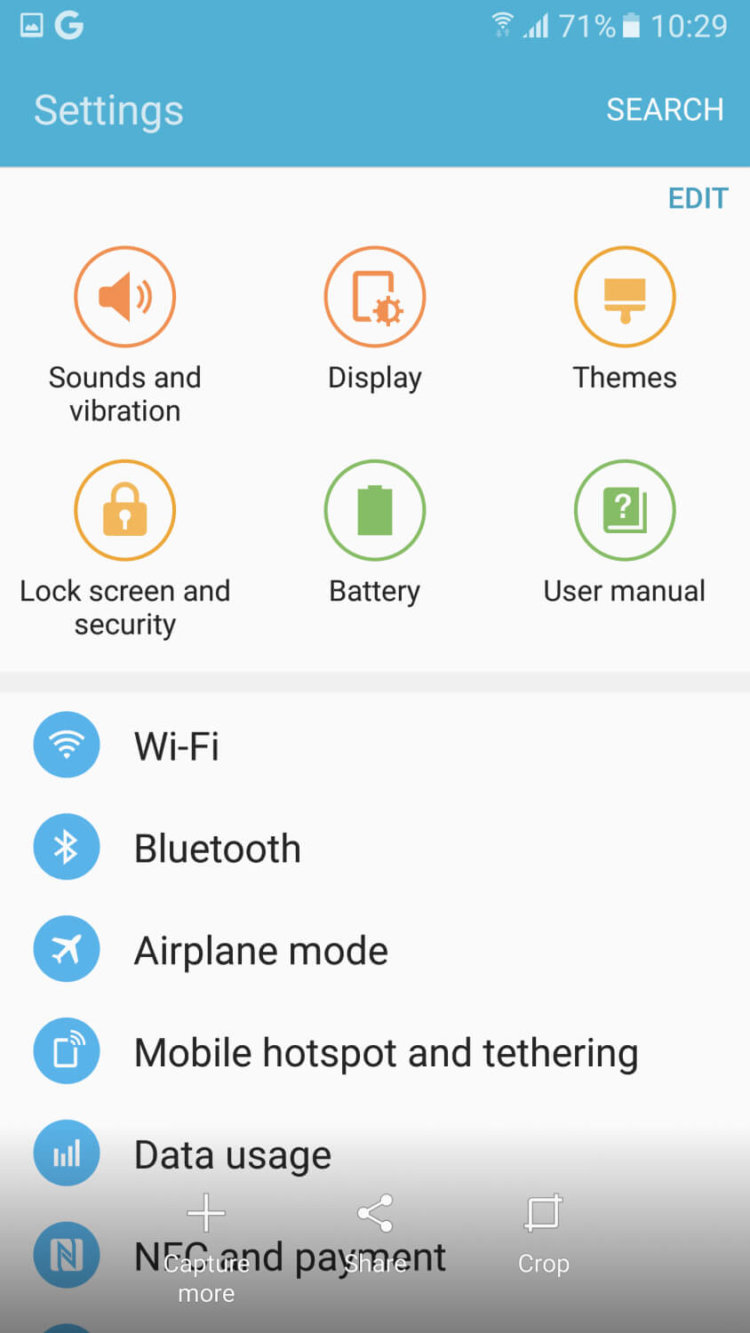 Как сделать расширенный скриншот на Galaxy S7/S7 edge. Как сделать расширенный скриншот на Galaxy S7/S7 edge. Фото.