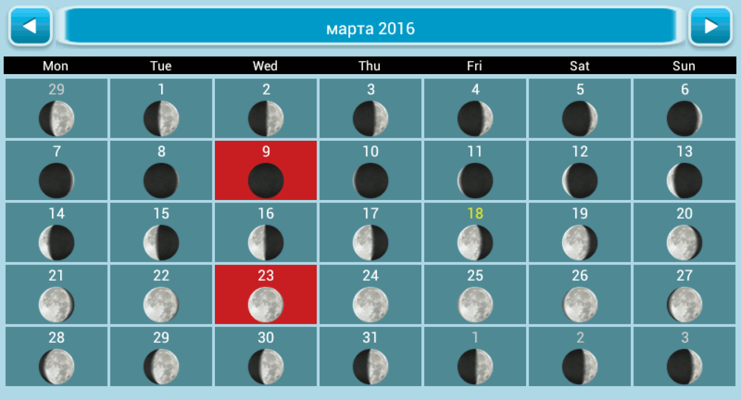 В какой фазе сегодня Луна, когда новолуние и полнолуние? - AndroidInsider.ru