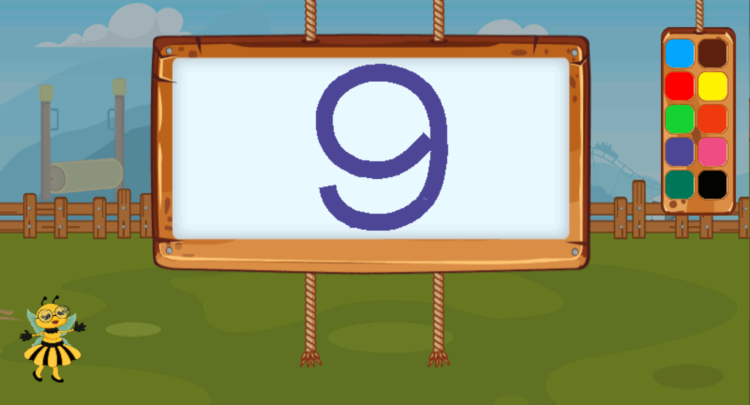 Цифры и геометрические фигуры дети изучают в зоопарке и лесу. Цифры и геометрические фигуры дети изучают в зоопарке и лесу. Фото.