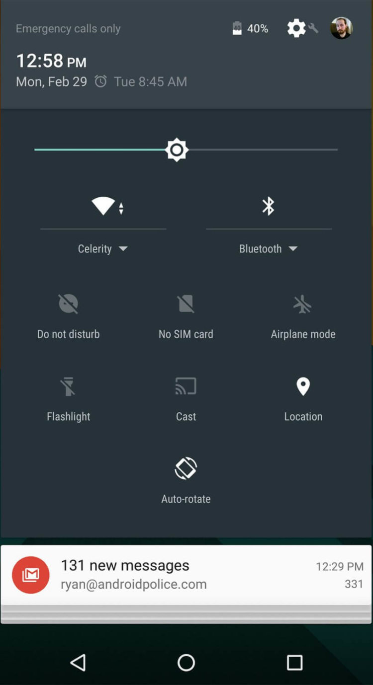 Как будут выглядеть уведомления в Android N? Фото.