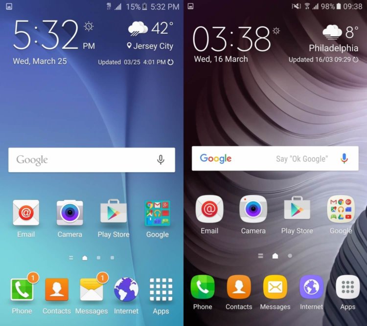 Как изменился TouchWiz на Galaxy S6 после обновления до Marshmallow? Фото.