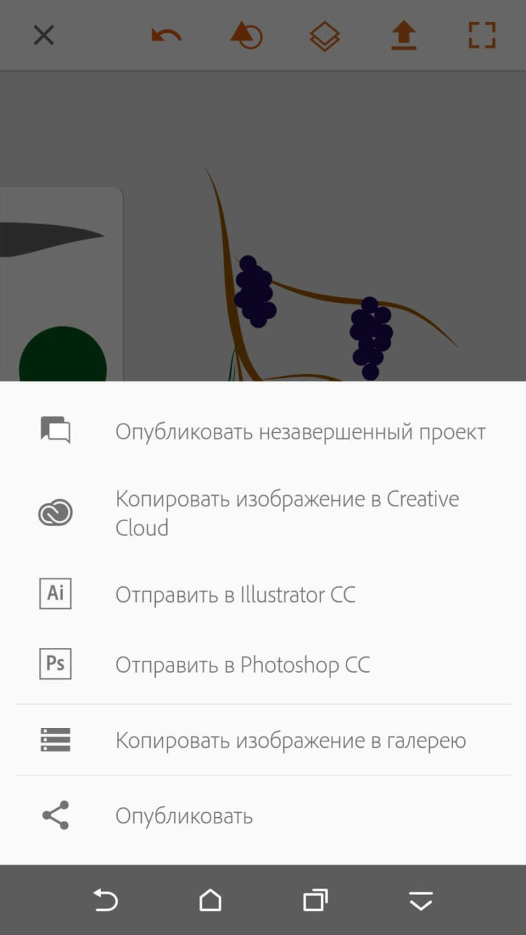 Adobe Illustrator Draw — векторная графика в вашем кармане. Фото.