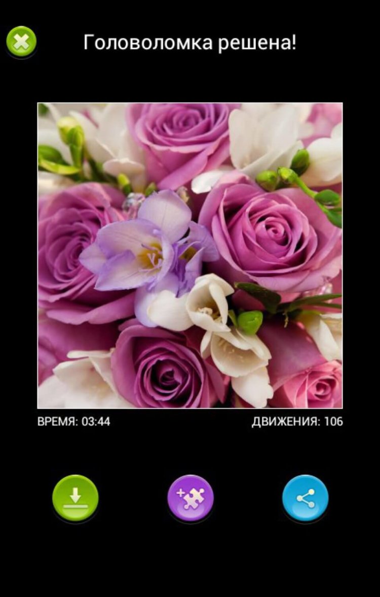 Цветочные пазлы создадут весеннее настроение. Цветочные пазлы создадут весеннее настроение. Фото.
