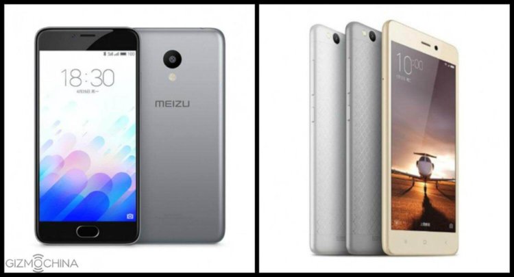 В чем отличие между Xiaomi Redmi 3 и Meizu M3? Фото.