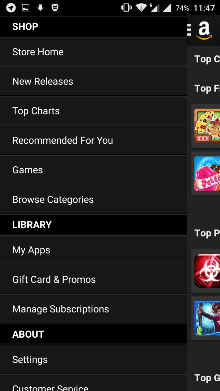 Альтернативное мышление: чем заменить Google Play? Amazon Appstore. Фото.