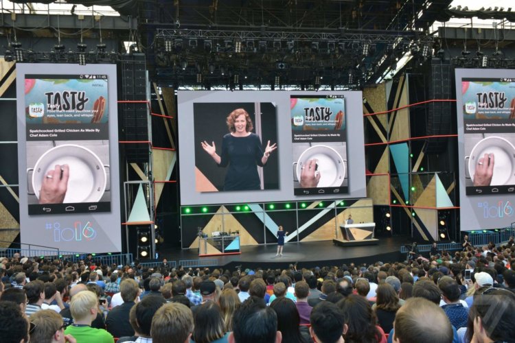 Итоги открытия конференции Google I/O. Итоги открытия конференции Google I/O. Фото.