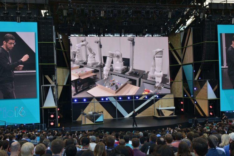 Итоги открытия конференции Google I/O. Итоги открытия конференции Google I/O. Фото.
