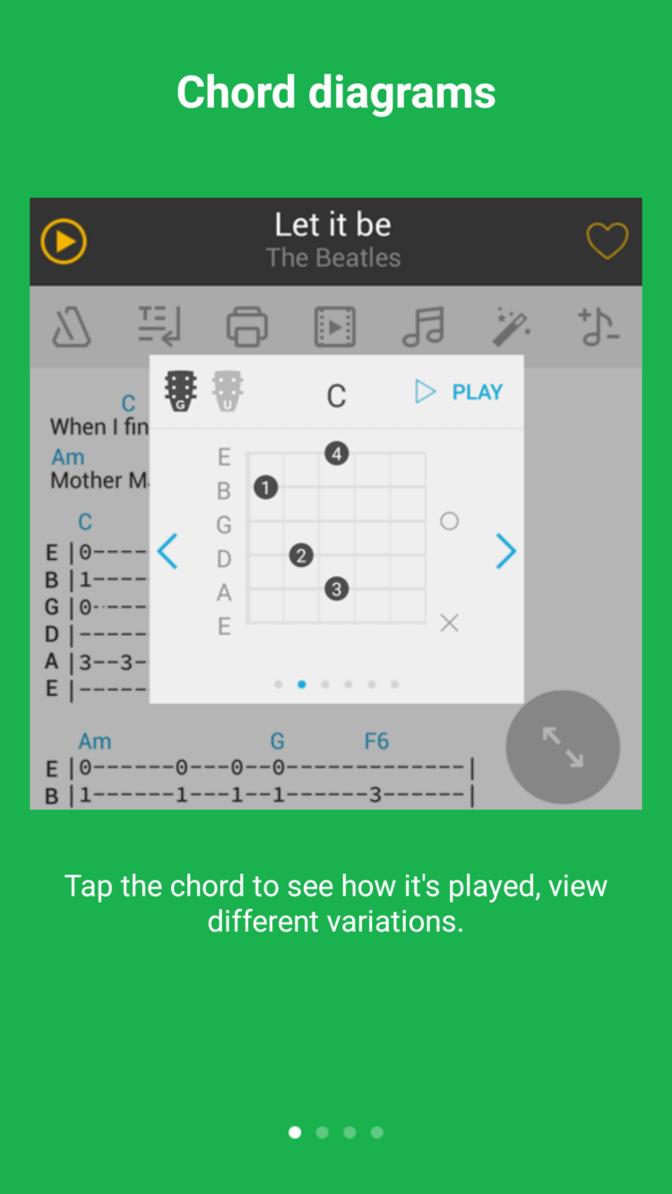 Ultimate Guitar Tabs — самое жадное приложение для музыкантов. Фото.