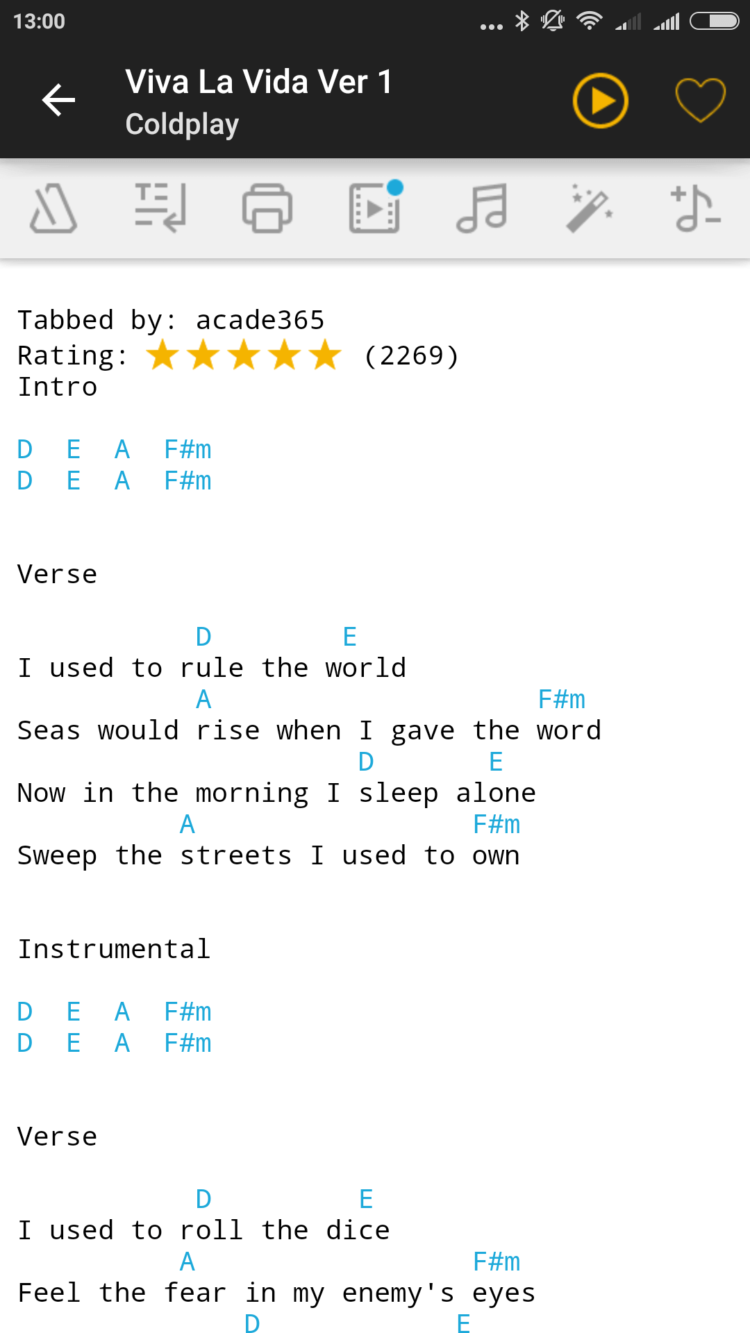 Ultimate Guitar Tabs — самое жадное приложение для музыкантов. Фото.
