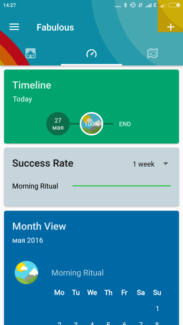 Приложение Fabulous заставляет стать человеком. Фото.