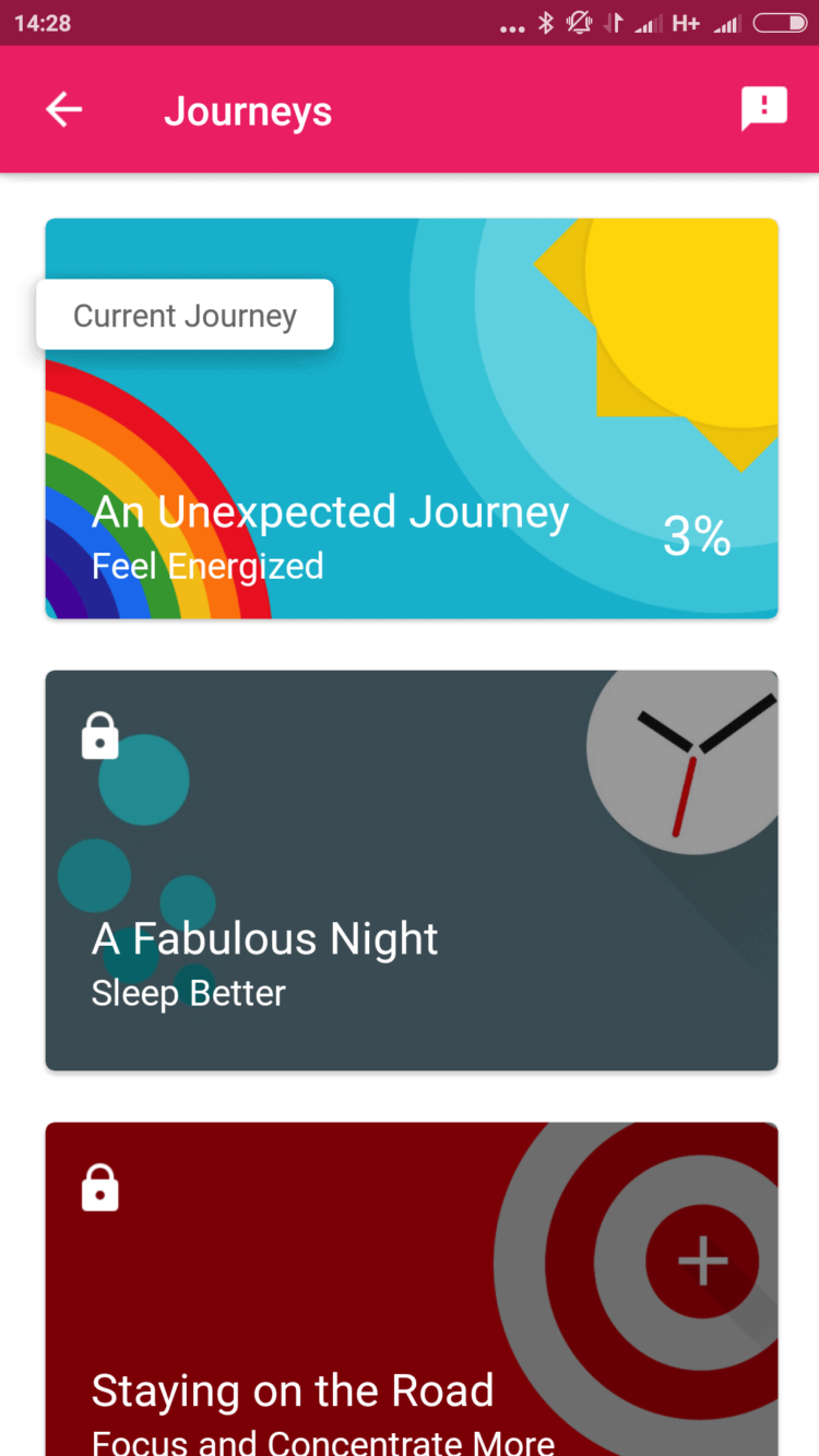 Приложение Fabulous заставляет стать человеком. Фото.