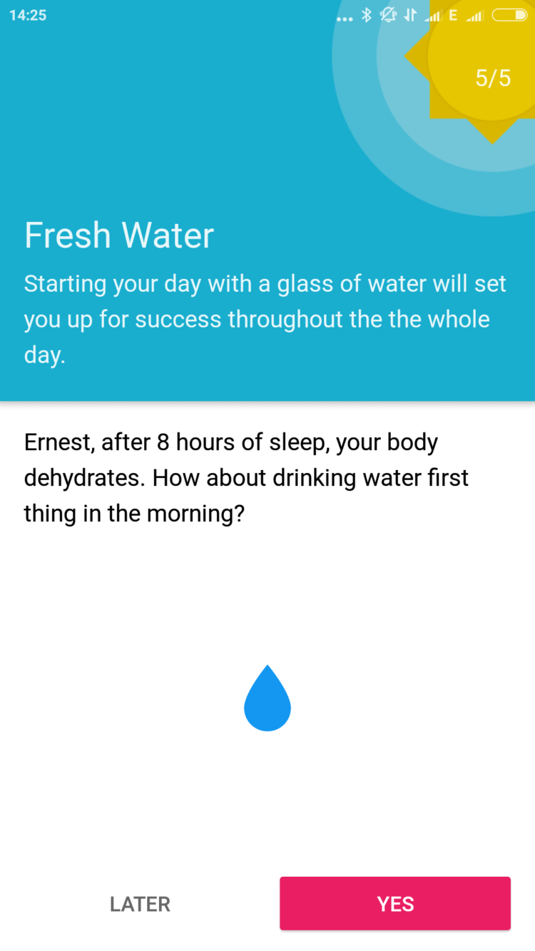 Приложение Fabulous заставляет стать человеком. Фото.