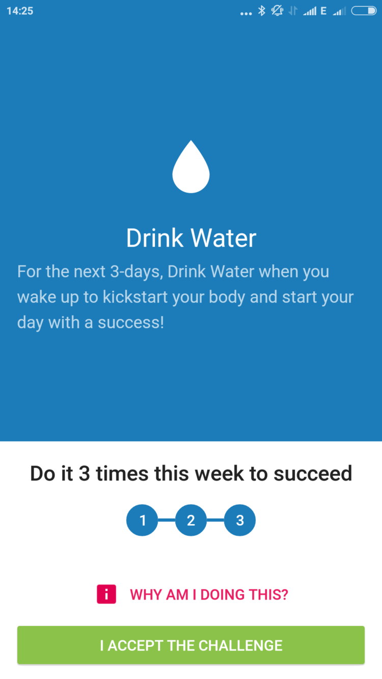 Приложение Fabulous заставляет стать человеком. Фото.