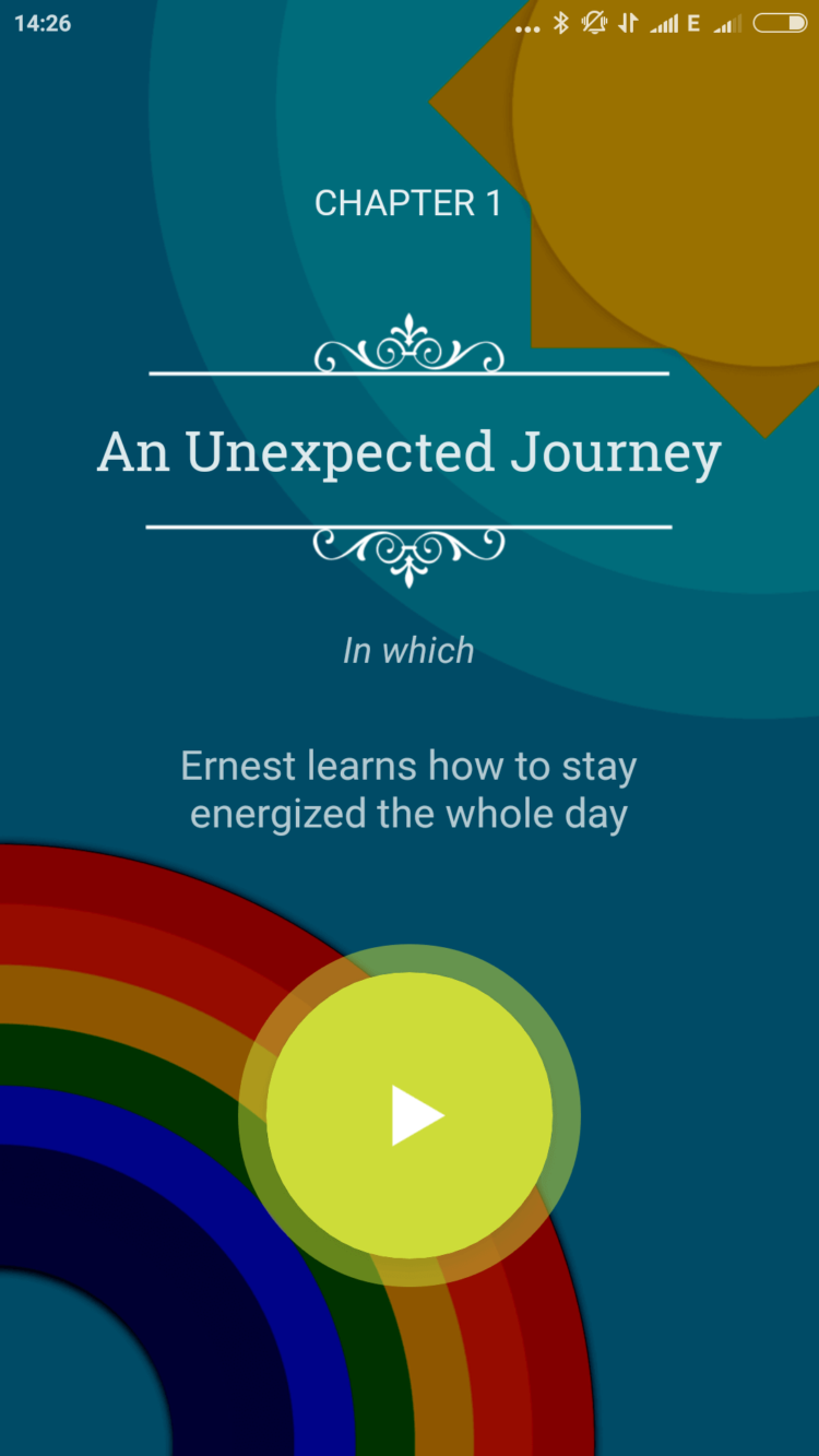 Приложение Fabulous заставляет стать человеком. Фото.