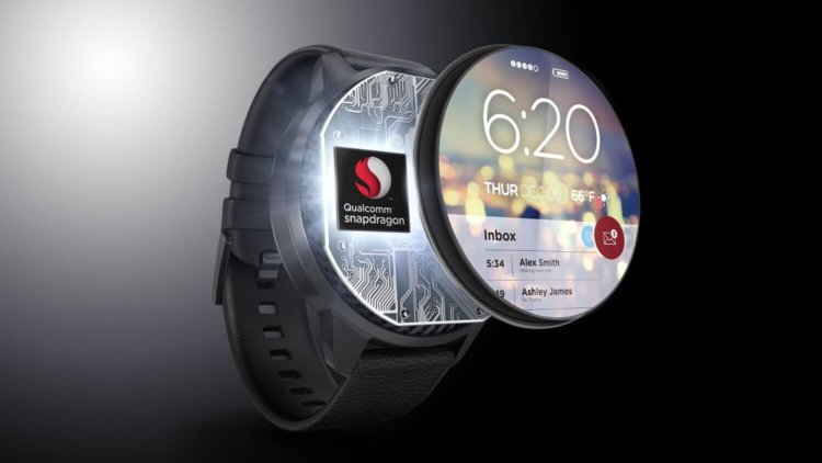 Чипсет Snapdragon Wear 1100 с модемом для часов без смартфона. Фото.