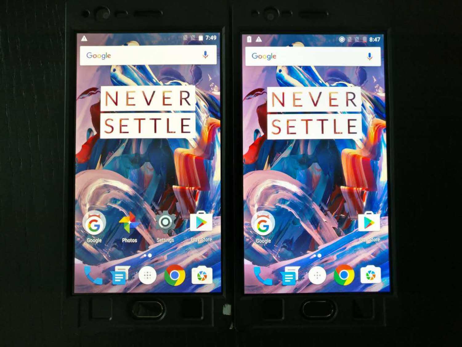 Новости Android, выпуск #73. Цвета экрана OnePlus 3 можно будет приблизить к стандарту sRGB. Фото.