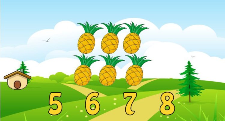 Чем заменить садовые яблоки при обучении дошкольника счету? Фото.