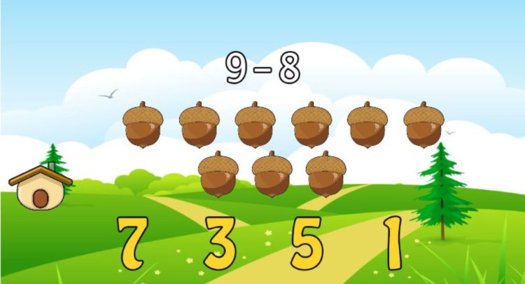 Чем заменить садовые яблоки при обучении дошкольника счету? Фото.