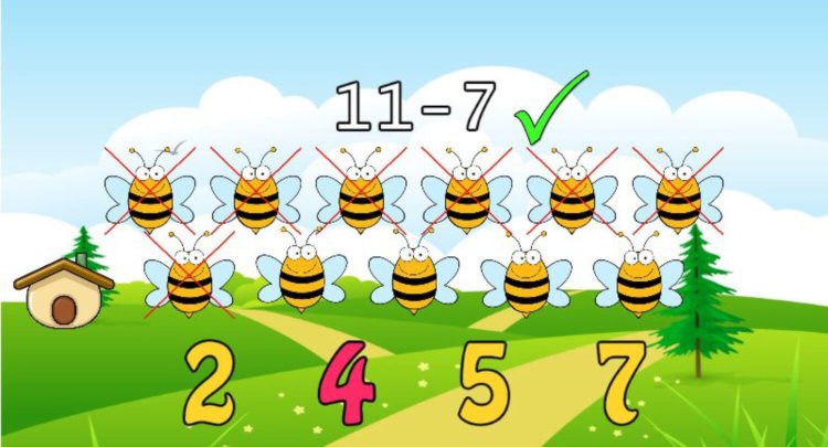 Чем заменить садовые яблоки при обучении дошкольника счету? Фото.