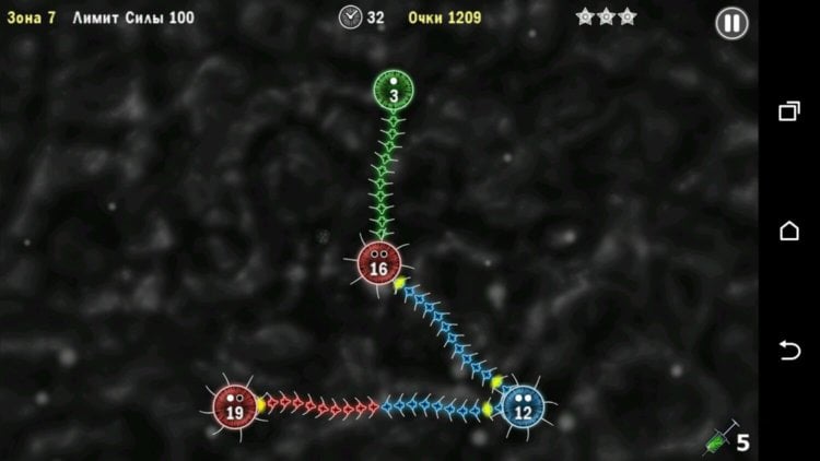 Tentacle Wars — одна из самых интересных игр в Google Play. Фото.