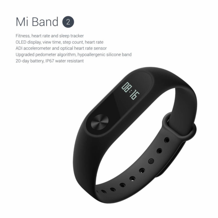 Хьюго Барра представил Mi Band 2 с OLED-дисплеем. Фото.
