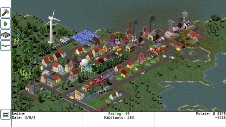 TheoTown — лучшая альтернатива SimCity. Фото.