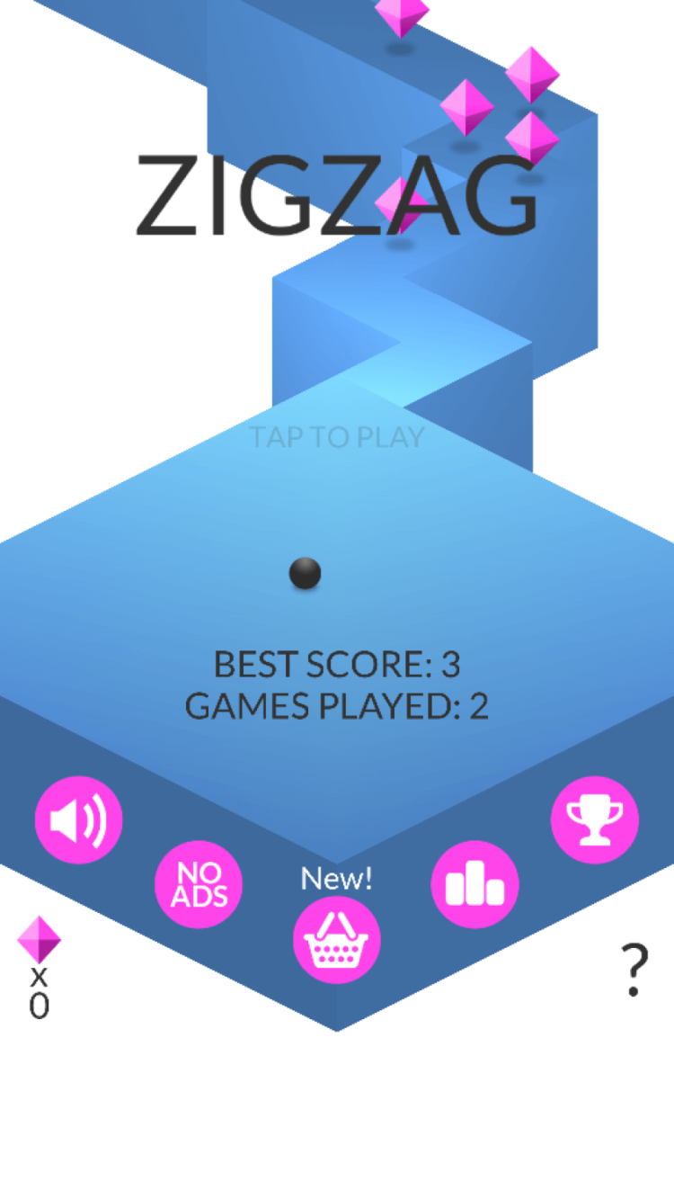 ZigZag — лучшая игра для выходных. Фото.