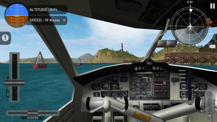Avion Flight Simulator — неплохой и полностью бесплатный авиасимулятор. Фото.